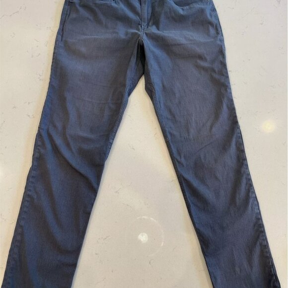 Lululemon Men's ABC PANTS CLASSIC Warpstreme Obsidian Blue Size 32 - Picture 2 of 9